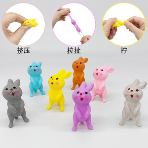 Juguetes de plástico de conejito de Pascua, recuerdos coloridos para fiestas para niños de 2 a 4 años, venta al por mayor - Product Image 4