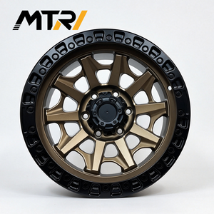 Rin de Aleación MTRI Bronze Rampart Todoterreno para SUV, 17x8.5, Rin de Alta Resistencia para Carga Pesada, Rin de Vehículo 4x4 - Product Image 1