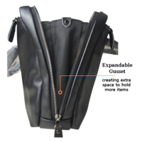 Maletín Ejecutivo de Cuero PU, Multibolsillos, Portátil, Gran Capacidad, Clásico, de Lujo, para Hombre, para Oficina y Negocios