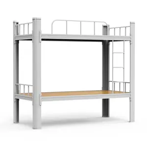 Goedkope Moderne Draagbare Metalen Slaapzaal Bed/Export Ontwerp Vierkante Buis Metalen Bed