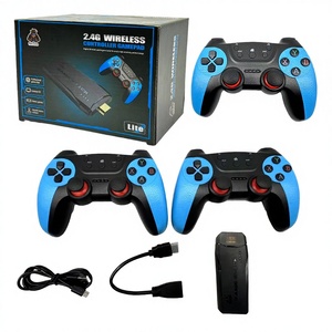 เครื่องเล่นเกมคอนโซลไร้สาย M8 สำหรับจอแสดงผล รองรับผู้เล่นสองคน เล่นออนไลน์ สไตล์คลาสสิคย้อนยุค แนวอาร์เคด สำหรับเล่นที่บ้าน รองรับ US/EU พร้อมเกมในตัวกว่า 15000 เกม - Product Image 2