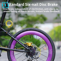 Set Roda Sepeda SeeMore 20" 406mm Heavy Duty, Kedalaman 38mm, 24 Jari-jari, Dinding Ganda, Alloy Alu, Rem Cakram
