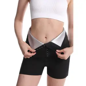 Factory Direct Supplier Waist Training Body Shaping Pants Sauna Sweat Fitness Shorts