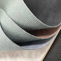 Échantillon gratuit de texture de visage en daim synthétique Faux cuir imitation cuir en daim véritable pour chaussures sacs à main
