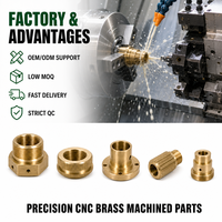 Services de tournage CNC sur mesure en laiton, composants OEM ODM pour les fabricants et les acheteurs d'équipements industriels