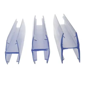 H型PVC塑料防水玻璃门密封