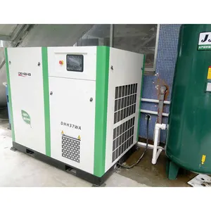 DEHAHA-compresor de aire de tornillo de lubricación de agua, 50HP, 37kW, sin aceite, para la industria médica