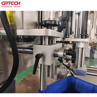 Cptech Auto autocollant adhésif boîtes métalliques étiqueteuse boîtes de conserve étiqueteuse envelopper avec imprimante