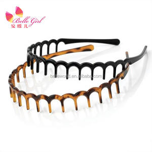 BELLEWORLD Custom Goody Toothed <strong>Alice</strong> Band Acetate <strong>Headband</strong> Tortoise Hair <strong>Headband</strong> for Women - Product Image 1