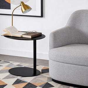 Tavolino Moderno di Lusso Leggero, Comodino, Tavolino da Caffè in Legno, Tavolino Angolare per Divano con Piano in Vetro - Product Image 4