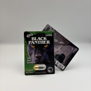 Cápsulas Black Panther al por Mayor de Fábrica: Complejo de Extracto de Raíz Totalmente Natural para una Fuerza Física Sostenida y un Uso Diario Suave - Product Image 2