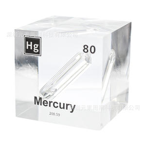 Cubo de acrílico con muestras de la tabla periódica de los elementos químicos para la enseñanza escolar, regalos educativos y decoraciones. - Product Image 4