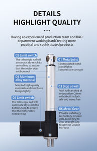 Actionneur linéaire électrique à aimant permanent à course de 100 mm DC24V pour portail battant, maison intelligente et vélo électrique 85W IP54 - Product Image 3