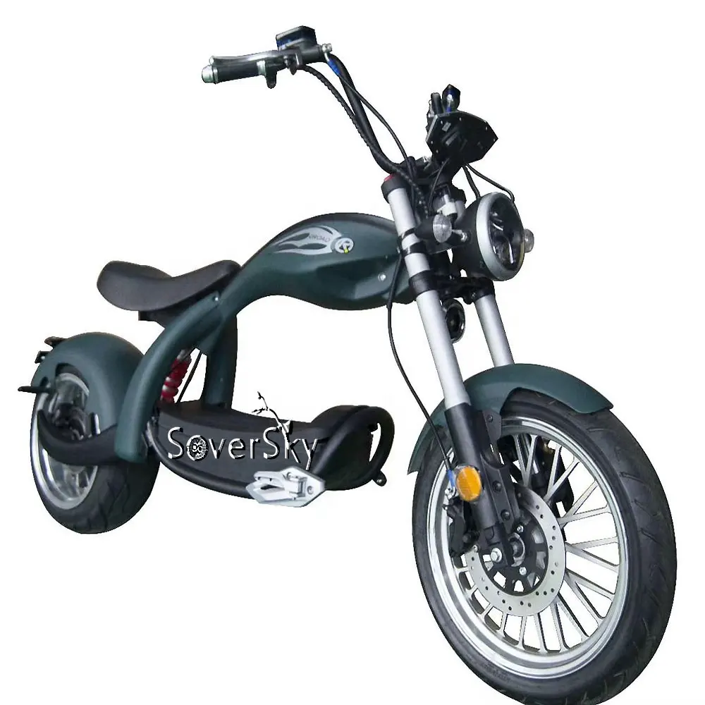 SoverSky abd depo elektrik motosikletler hızlı hızlı uzun mesafe ucuz klasik moped 3000w moto electrica scooter chopper
