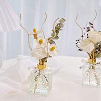 Diffuseurs de parfum d'intérieur de luxe à fleurs séchées, ensembles de diffuseurs à bâtonnets, décoration, purificateur d'air, aromathérapie, diffuseurs d'arômes longue durée