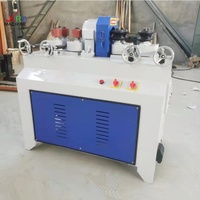 Machine de traitement des barres rondes en bois, machine à fabriquer des bâtons ronds en bois capable de traiter à la fois des matériaux carrés et ronds