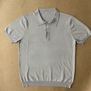Premium Knit for <b>Shirt</b> <b>Men's</b> Business Casual Wear Short Sleeve Button <b>Slim</b> <b>Fit</b> Lightweight Breathable 100% Cotton Custom - Product Image 4