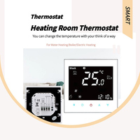 Termostato Inteligente para Calefacción por Suelo Radiante Becasmart BHT-2000, Panel de Control de Temperatura Programable por WiFi