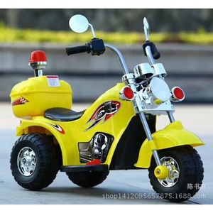 Electric Tricycle Motorcycle 12V Ride On Toy For 1-6 Years Old Kids With <b>Lights</b> And <b>Music</b> Red Color - Product Image 4