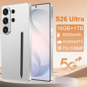 S26 Ultra Seal Sharp 5G Monster, Schermo AMOLED da 7.3 Pollici, 108MP, 8000mAh, 16GB, 1TB, Economico, Sbloccato, Clone Proxy, Sblocco con Face ID, OEM - Product Image 1