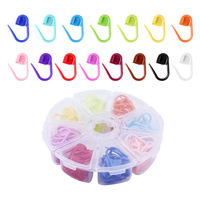 Marqueurs de mailles pour le tricot, épingles colorées antidérapantes, clips de positionnement, outils de tissage pour pulls DIY, accessoires de couture en boîte