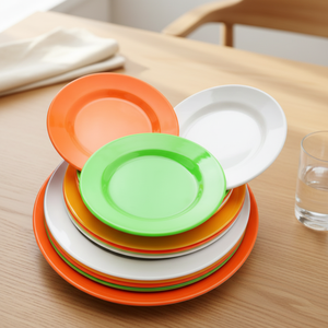 Vajilla Moderna Irrompible <span class=keywords><strong>de</strong></span> Plástico, Plato para Pescado con Borde Ancho, Fácil <span class=keywords><strong>de</strong></span> Limpiar, Plato Redondo <span class=keywords><strong>de</strong></span> <span class=keywords><strong>Melamina</strong></span> <span class=keywords><strong>de</strong></span> 6/7/8/9/10/11/12 Pulgadas - Product Image 1
