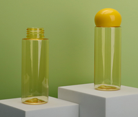 Flacon en plastique PET de 100 ml avec bouchon en forme de champignon et pompe pulvérisatrice, rechargeable, pour emballage cosmétique, nettoyant visage