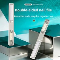 Nouvelle lime à ongles double face professionnelle pour le façonnage, le ponçage et le polissage des ongles ; Modèle multifacettes MC036 pour le soin des ongles