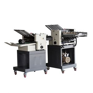Machine à plier le papier automatique de bureau 382SB A3 à aspiration d'air pour pliage croisé des feuilles - Product Image 1