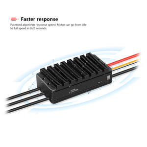 Régulateur de vitesse électronique (ESC) étanche IP67 120A 140g pour moteur brushless, compatible 5~14S, pour drone agricole - Product Image 4