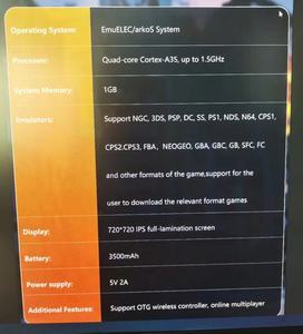 Nhà Máy Bán Buôn S600 Mã Nguồn Mở Linux Hệ Thống Cầm Tay Trò Chơi Giao Diện Điều Khiển Với 4 ''IPS Màn Hình 64 128GB Retro Video Trò Chơi Máy Nghe Nhạc Wi-Fi - Product Image 2