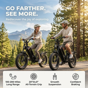 Eahora 2024 Electronic Electric Bike 20 Inch <b>Fat</b> Tire Ready Stock Cheap <b>Ebike</b> Rear Hub Motor Mountain 1200W 48V Electric Bike - Product Image 5