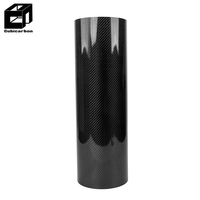 Pipa Serat Karbon Diameter Besar 350mm Langsung dari Pabrik, Pipa Bulat Diameter Besar, Ketebalan Dapat Disesuaikan 2mm 3mm 5mm