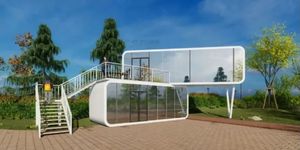 Moderno Modular 20 pies Pod Casa Móvil Smart Apple Cabin Sleeping Container House - Product Image 3