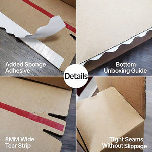 Cajas de Embalaje Personalizadas Ecológicas de Materiales Reciclados, Cajas con Cierre Desprendible, Cartones Corrugados para Transporte - Product Image 4