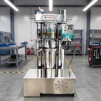Máquina Prensa Hidráulica de Aceite de Soja Totalmente Automática, Acero Inoxidable, Prensado en Frío y Caliente, 0.65 Toneladas/24h, Nueva para Negocios
