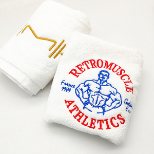 <span class=keywords><strong>Serviette</strong></span> de sport <span class=keywords><strong>personnalisée</strong></span> brodée, <span class=keywords><strong>broderie</strong></span> <span class=keywords><strong>personnalisée</strong></span>, 100% coton avec logo de salle de sport personnalisé - Product Image 4