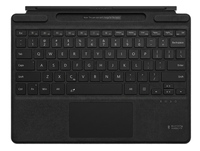 Penutup Keyboard Bluetooth Nirkabel dengan Touchpad, Slot Smart Pen, Keyboard Folio Magnetik Tipis untuk Microsoft Surface Pro 8 9 X