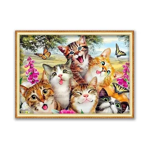 Meian Brand new Full cross stitch kit paisagem Wall Art para atacado