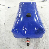 Réservoir d'eau pliable gonflable en PVC, souple et moulé, capacité 10 mètres cubes, sur mesure
