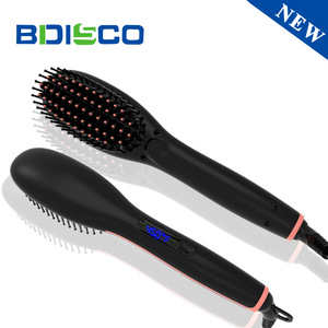 Bdisco Hair Straightener Comb Tourmaline Ceramic Negative Ion Dual Purpose Styling Tool - Product Image 4