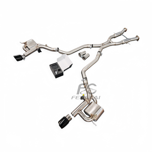 Tubi di Scarico Catback in Acciaio Inox 304 di Alta Qualità con Valvola Silenziatore per Jeep Grand Cherokee SRT 6.4L V8 Migliora la Potenza di Rilascio a Basso Torque - Product Image 5