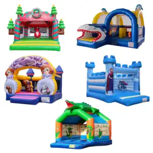 Party Inflatable Bouncer House Kids Moon Inflatable Jumper Bouncer Bouncy Castle Jumping Commercial Bounce House Party Rentals