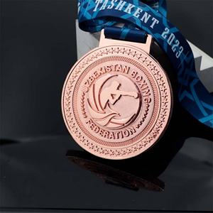 Medallas Deportivas de Metal Personalizadas al por Mayor, Diseño de Alta Calidad, Redondas, Gruesas, Doradas, para Boxeo, Judo, Jiu Jitsu - Product Image 4