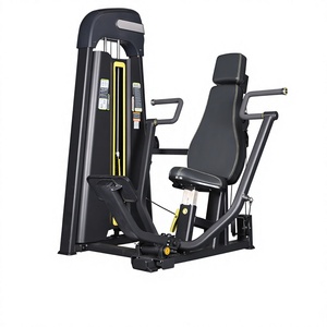 CHEM1003 Máquina Comercial de Press de Pecho Sentado, Entrenamiento de Espalda, Desarrollo de Pectorales, Equipo de Gimnasio con Selector de Brazos Convergentes, Acero - Product Image 1