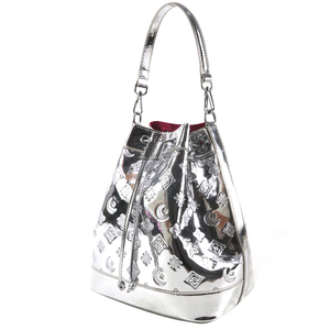 Custom OEM ODM Fashion Women's Handbags Metallic PU Leather Tote Bag and Bucket Bag Purse Set Applicable to Daily Life - Product Image 3