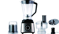 Mixeur de table électrique multifonctionnel 2-en-1/3-en-1/5-en-1/7-en-1 de 1,5 L à vitesse variable pour usage domestique et hôtelier