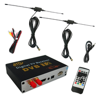 Receptor de TV Digital para Europa y Tailandia, Quad Core 4K DVB-T2, Decodificador con Doble Sintonizador para Auto