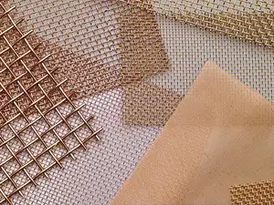 20 60 80 100 Mesh Plain Weave Phosphor Bronze Woven Wire Mesh Cloth In Stock