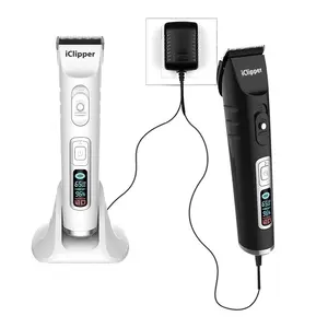 Iclipper-A10S New Design Rechargeable 5 Speed Cordless Dual Voltage Hair Clippers Hair Trimmer